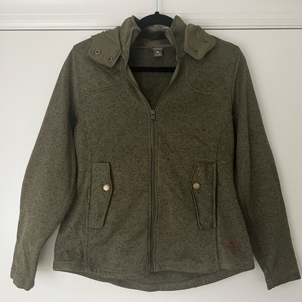 Eddie Bauer Light Womens Green Jacket M